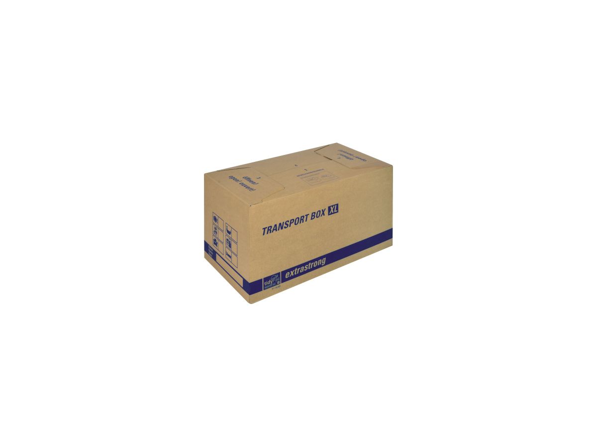 tidyPac Umzugskarton Transportbox XL TP110.002 68x35,5x35cm braun