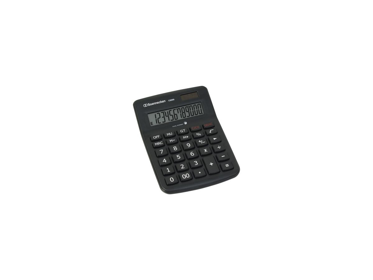 Soennecken Tischrechner CS900 8662 schwarz