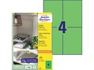 Avery Zweckform Universaletikett 3458 105x148mm grün 400 St./Pack
