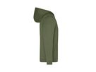 JN Promo Zip Hoody Men JN756 80%BW/20%PES olive Gr. 3XL