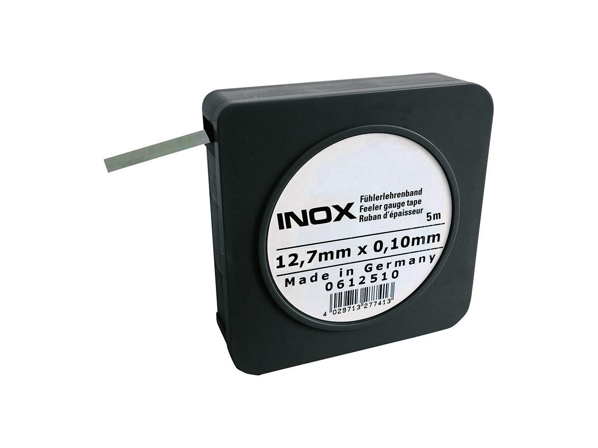 Fühlerlehrenband 0,10mm INOX  FORMAT