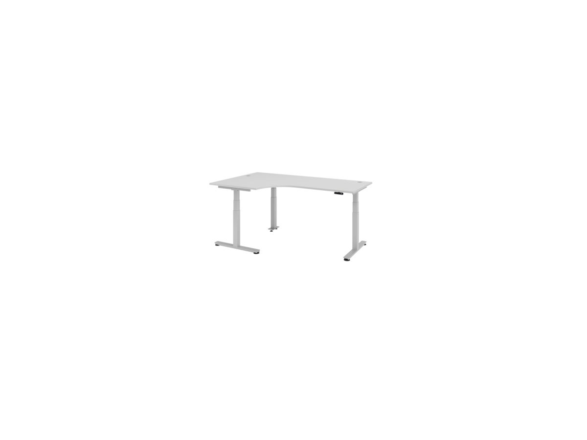 Hammerbacher Schreibtisch VXDSM82/5/S 200x120cm grau