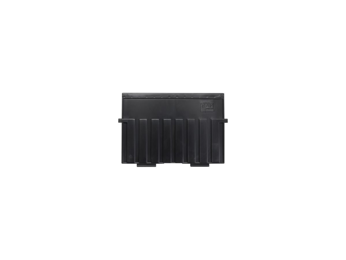 HAN Stützplatte 9025-13 DIN A5 quer Polystyrol schwarz