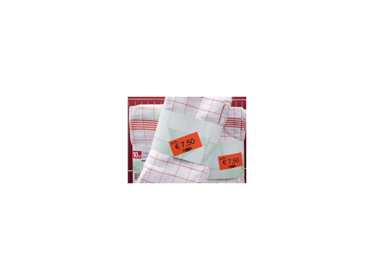HERMA Etikett SuperPrint 4407 70x37mm rot 2.400 St./Pack.