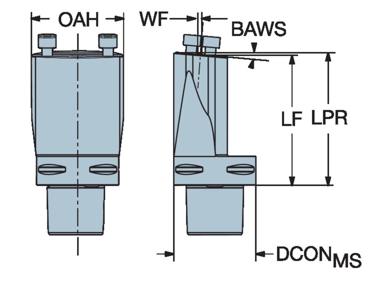 COROMANT Adapter Capto - CoroTurn SL70 C6-SL70-RX-005-100