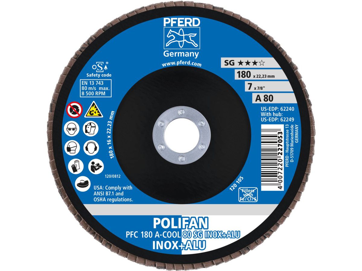 PFERD Polifan PFC 180 A 80 SG-cool