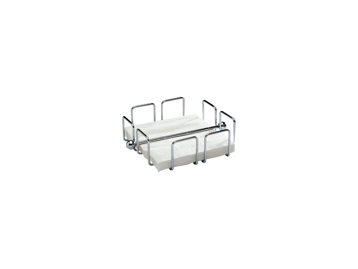 APS Serviettenhalter 11763 19x19cm Metall verchromt