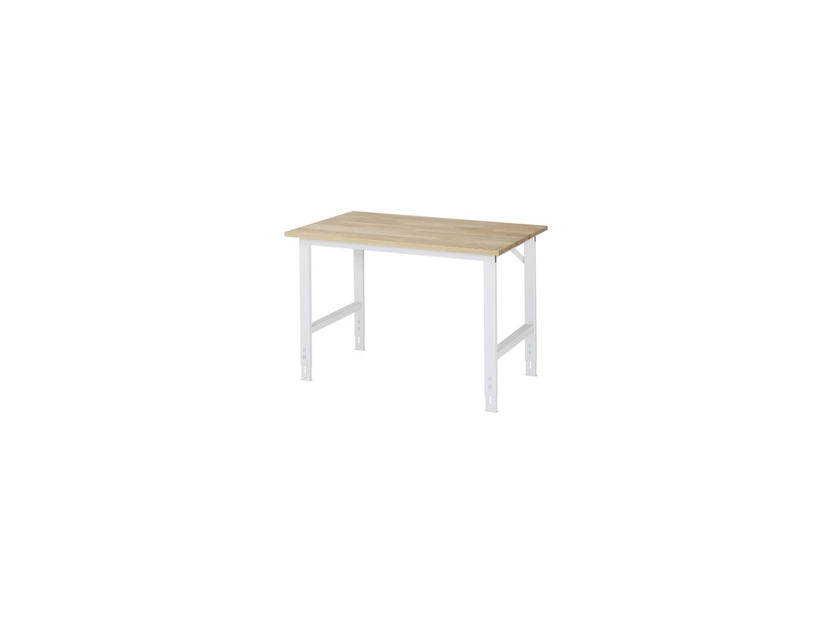 RAU Grundtisch 6030 RAL 7035 Buche 1250 x 800 mm