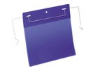 DURABLE Kennzeichnungstasche 175207 Bügel A5 quer d.bl 50 St./Pack.