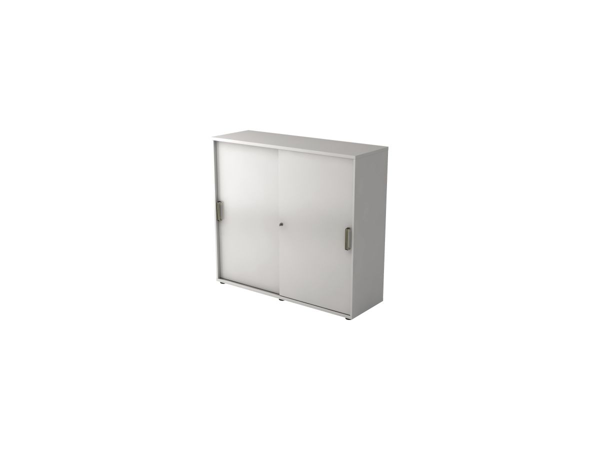 Schiebetürenschrank 120x40x110cm BxTxH Grau