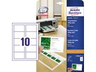 Avery Zweckform Visitenkarte C32011-10 DIN A4 weiß 10 St./Pack.
