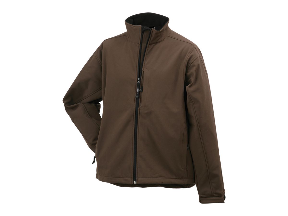 JN Mens Softshell Jacket JN135 95%PES/5%EL, brown, Größe L