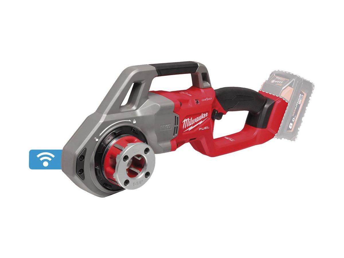 MILWAUKEE Akku-Gewindeschneidkluppe M18 FPT114-0C, solo