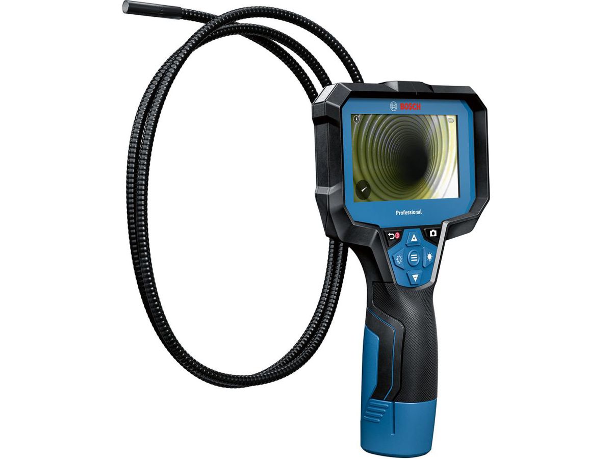 Bosch Inspektionskamera GIC 12V-4-23 C, 4 x 1.5 V-LR6-Batterie , Akku-Adapter
