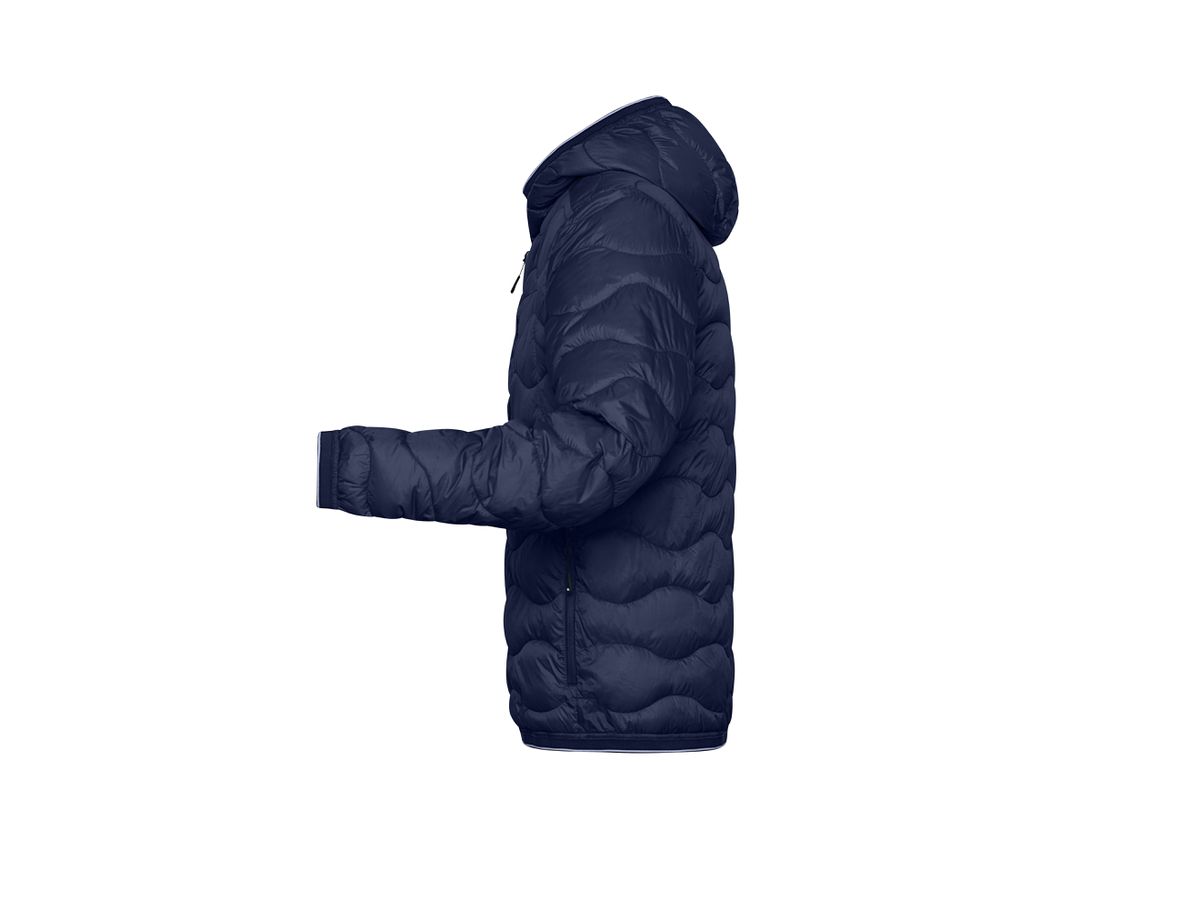 JN Men's Padded Jacket JN1156 navy/silver, Größe M