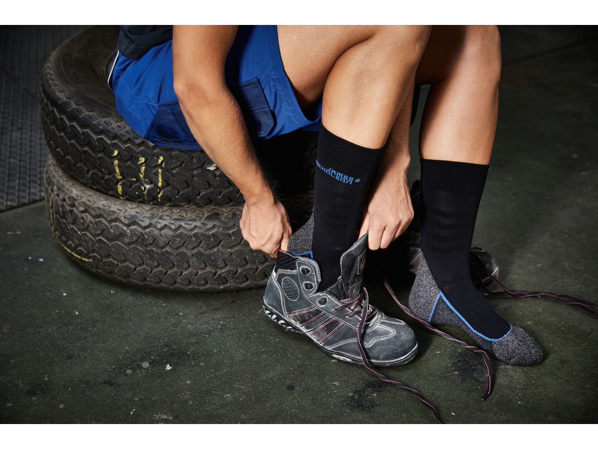 JN Worker Socks Cool JN212 black/royal, Größe 45-47
