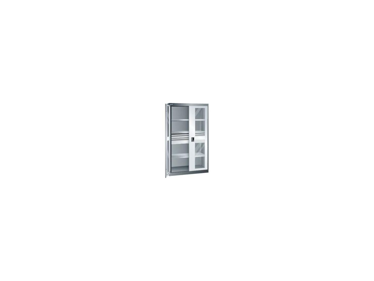 LISTA Schwerlastschrank 54x27E grau 1100x641x1950 SF 200/160 KeyLock RAL7035