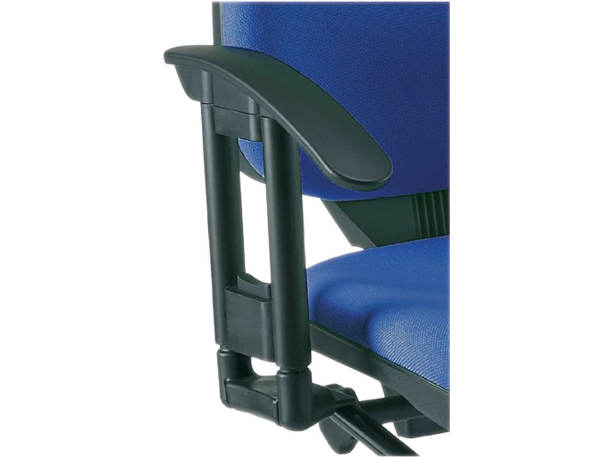 Armlehne H, Paar, schwarz