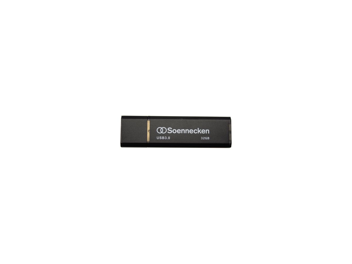 Soennecken USB-Stick 71618 3.0 32GB schwarz/silber