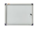 Nobo Schaukasten 1901798 51x37x2,2cm 2xDIN A4 Aluminium ws