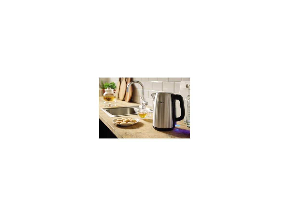 Philips Wasserkocher Daily HD9351/90 2.200W 1,7l Edelstahl