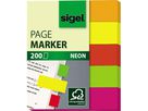 Sigel Haftmarker Neon HN655 50x60mm farbig sortiert 4 St./Pack.