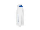 JN Herren Sweat-Jacke JN870 white/royal, Größe XL