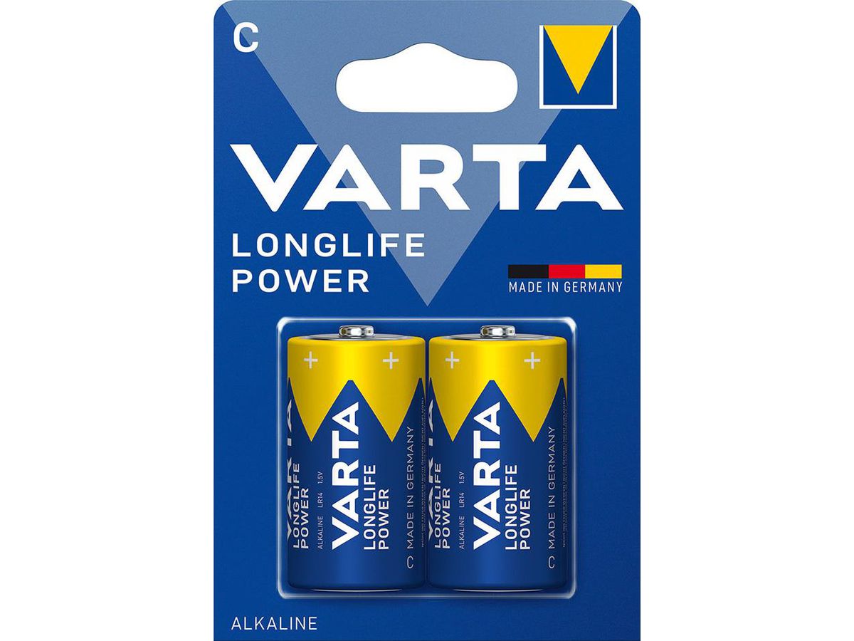 VARTA Batterie LONGLIFE Power C 2er Blister