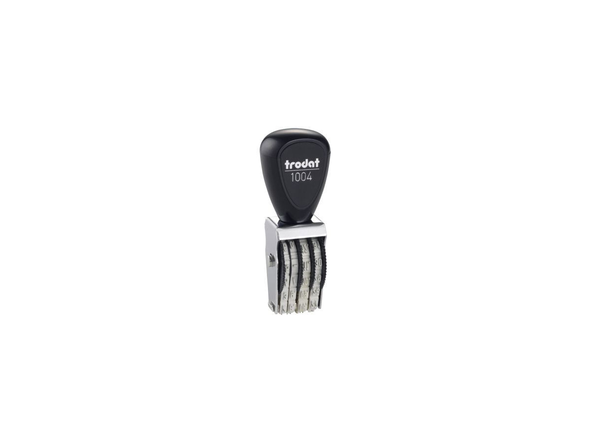 trodat Datumstempel Classic 1004 54112 12x3mm silber