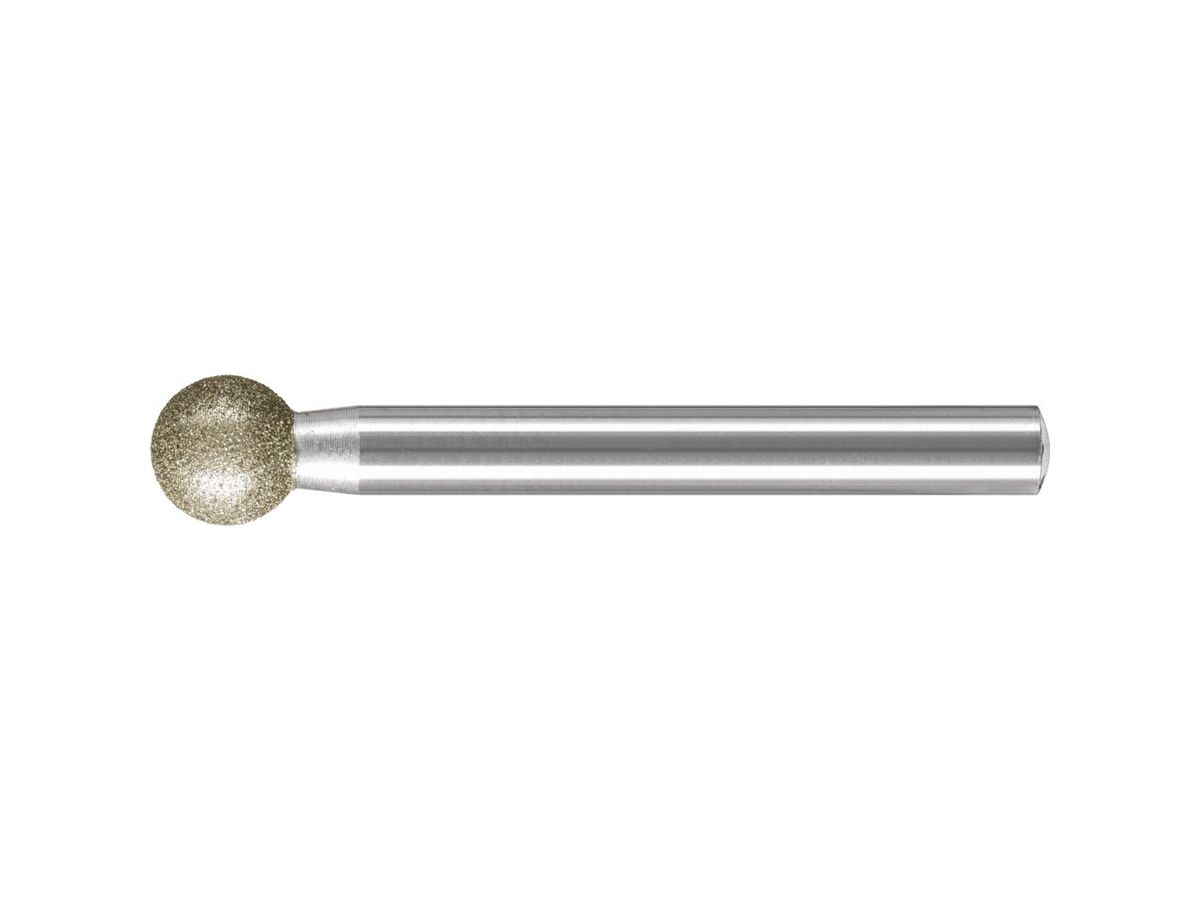 Diamant-Schleifstift Kugelf. 10x 6 mm D126 Pferd