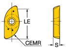 COROMANT CoroMill 216 Wendeplatte für Kugelschaftfräser R216-4007M-M1025