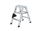 MUNK Aluminium-Stufen-Stehleiter Beidseitig 2x3 Stufen 40206