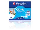Verbatim CD-R 43325 52x 700MB 80Min. Jewelcase 10 St./Pack.