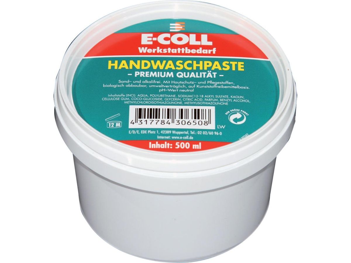 E-COLL Handwaschpaste Qualität 500ml E-COLL
