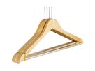 WENKO Kleiderbügel Hotel 64030100 Holz 4 St./Pack.