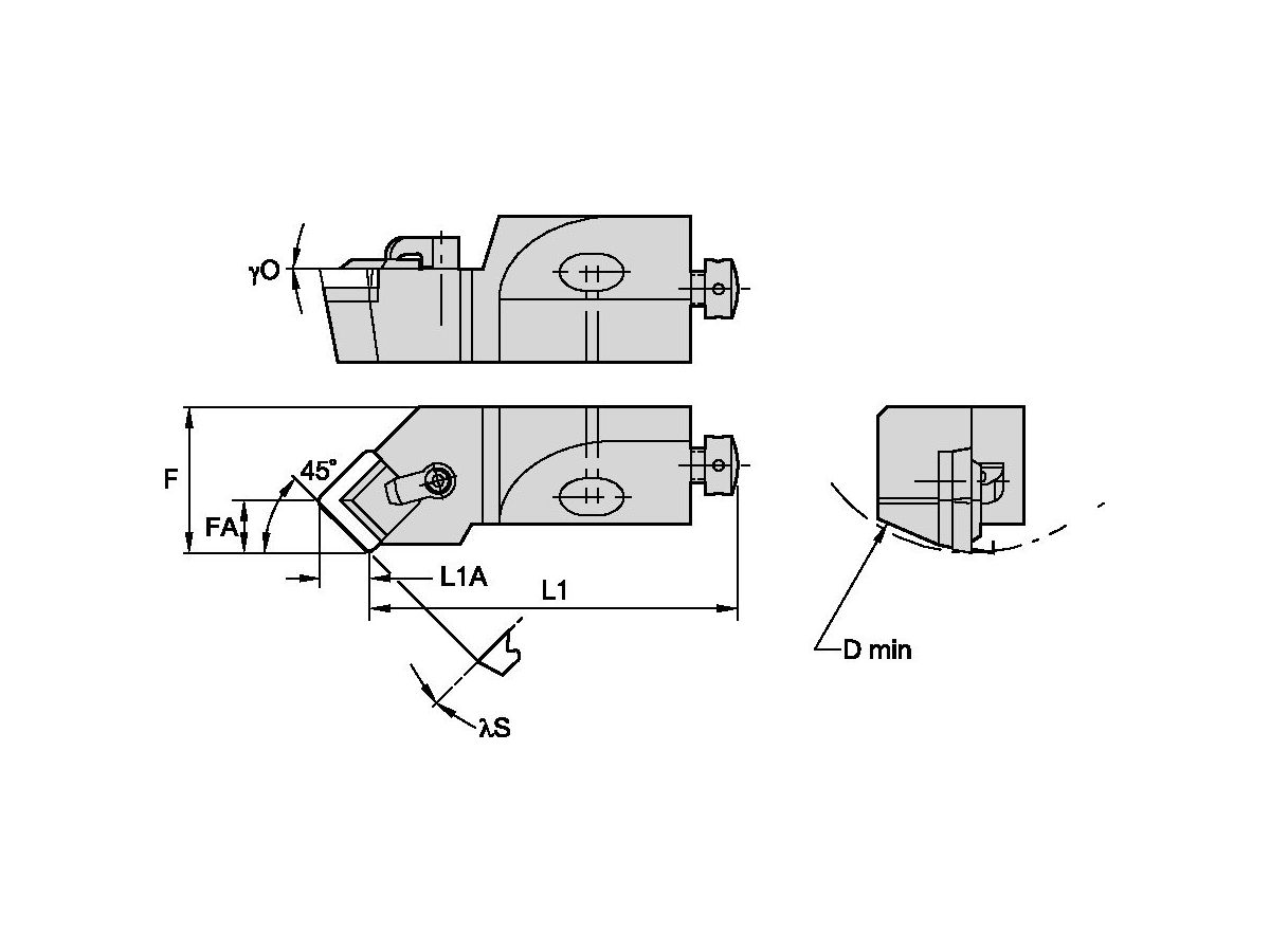 KENNAMETAL CSSPR10CA09 C KURZKLEMMHALTER
