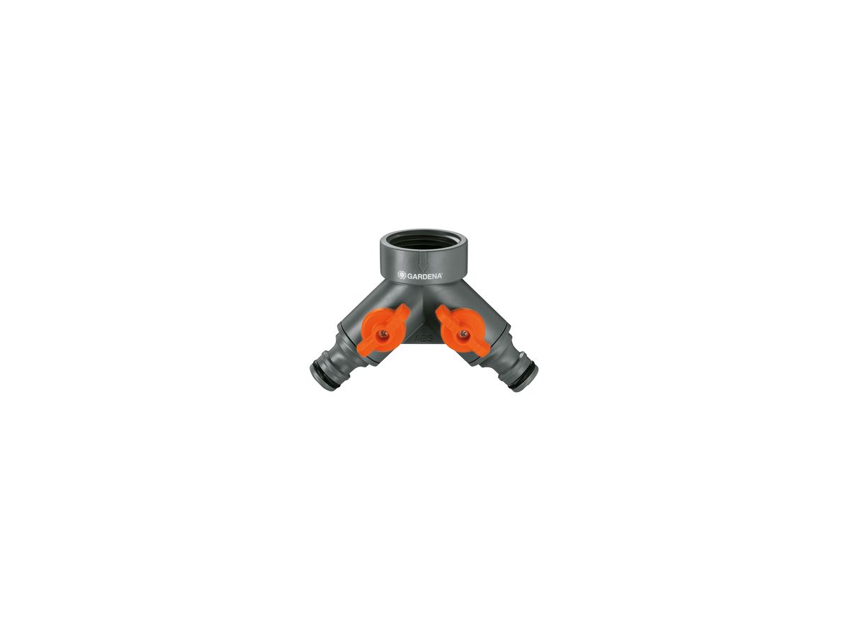 GARDENA 2-Wege Ventil für Wasserhahn mit G3/4 Gewinde, 4078500093804