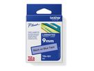 P-touch Schriftbandkassette TZE521 9mmx8m laminiert sw auf bl