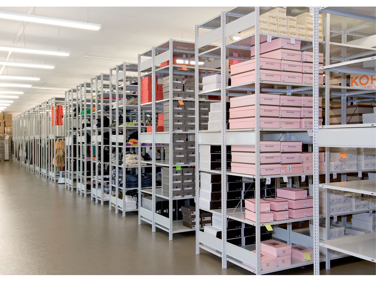 Steckregal dop. AR 250 kg2500x1000x2x400mm verz.