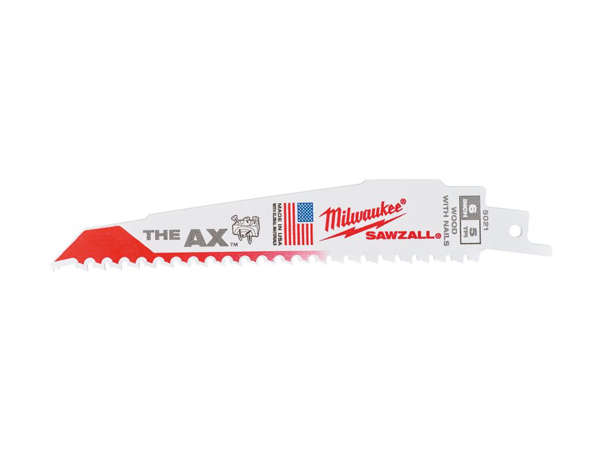 MILWAUKEE Säbelsägeblatt Demontage THE AX, 150x5 mm, 5 TPI