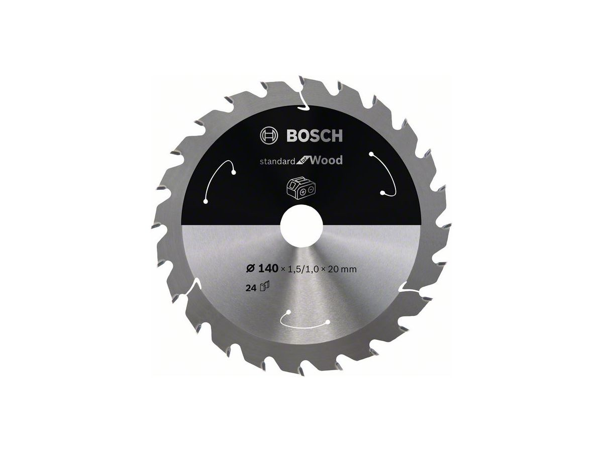 BOSCH Kreissägeblatt ST WO H 140x20 T24 140x20 mm, 24  Z