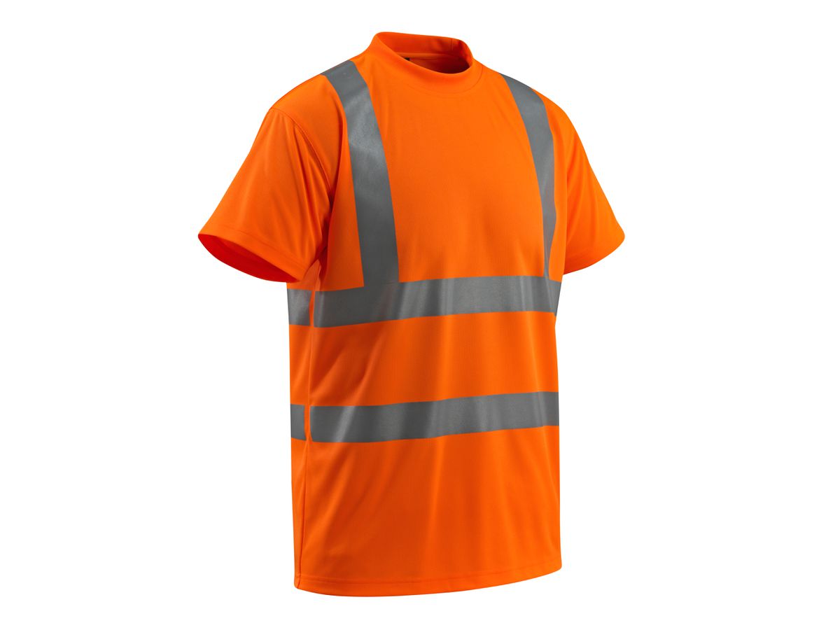 MASCOT Safe Light Warnschutz T-Shirt Townsville fb.orange Größe M