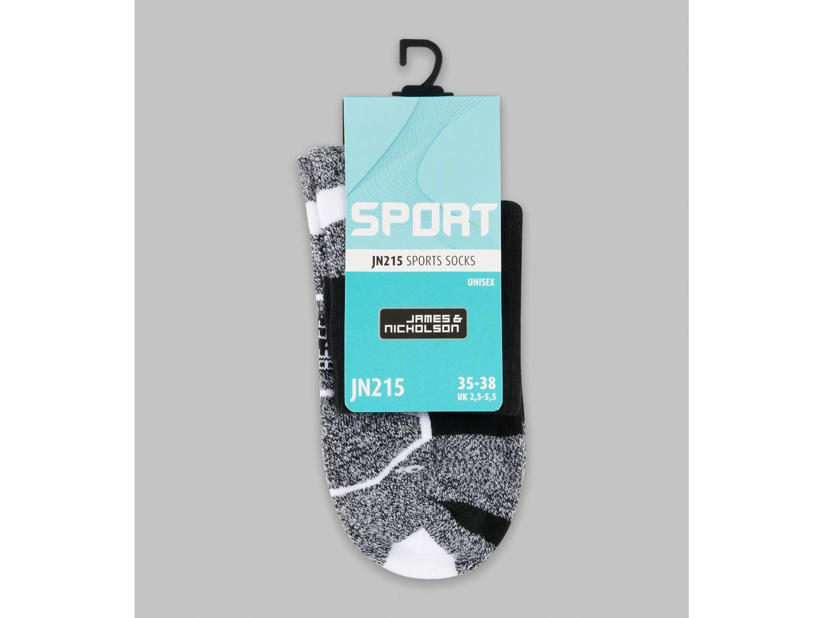 JN Sport Socks JN215 bright-yellow/white, Größe 39-41