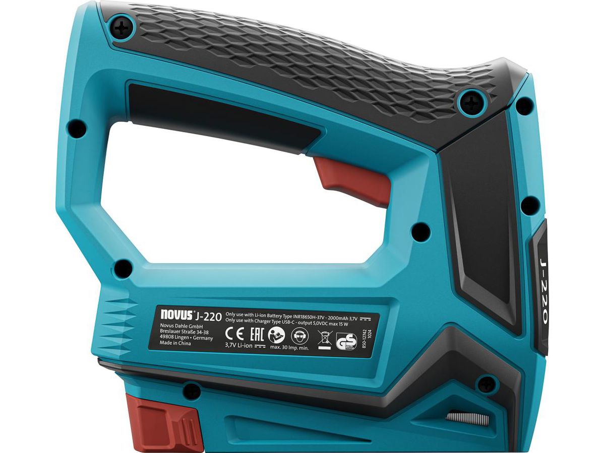 NOVUS Akku-Tacker J-220 im Koffer