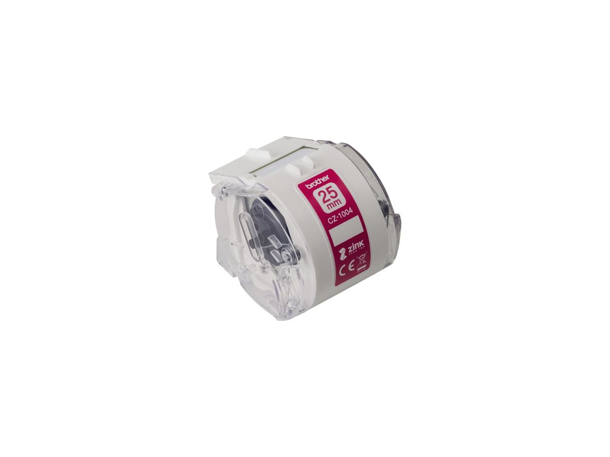 Brother Farbetikettenrolle CZ1004 25mm Länge 5m