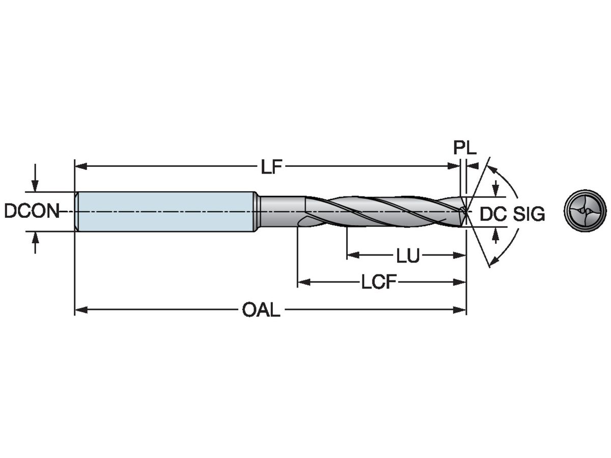 COROMANT CoroDrill 860 VHM-Bohrer