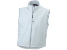 JN Mens Softshell Vest JN136 95%PES/5%EL, off-white, Größe XL