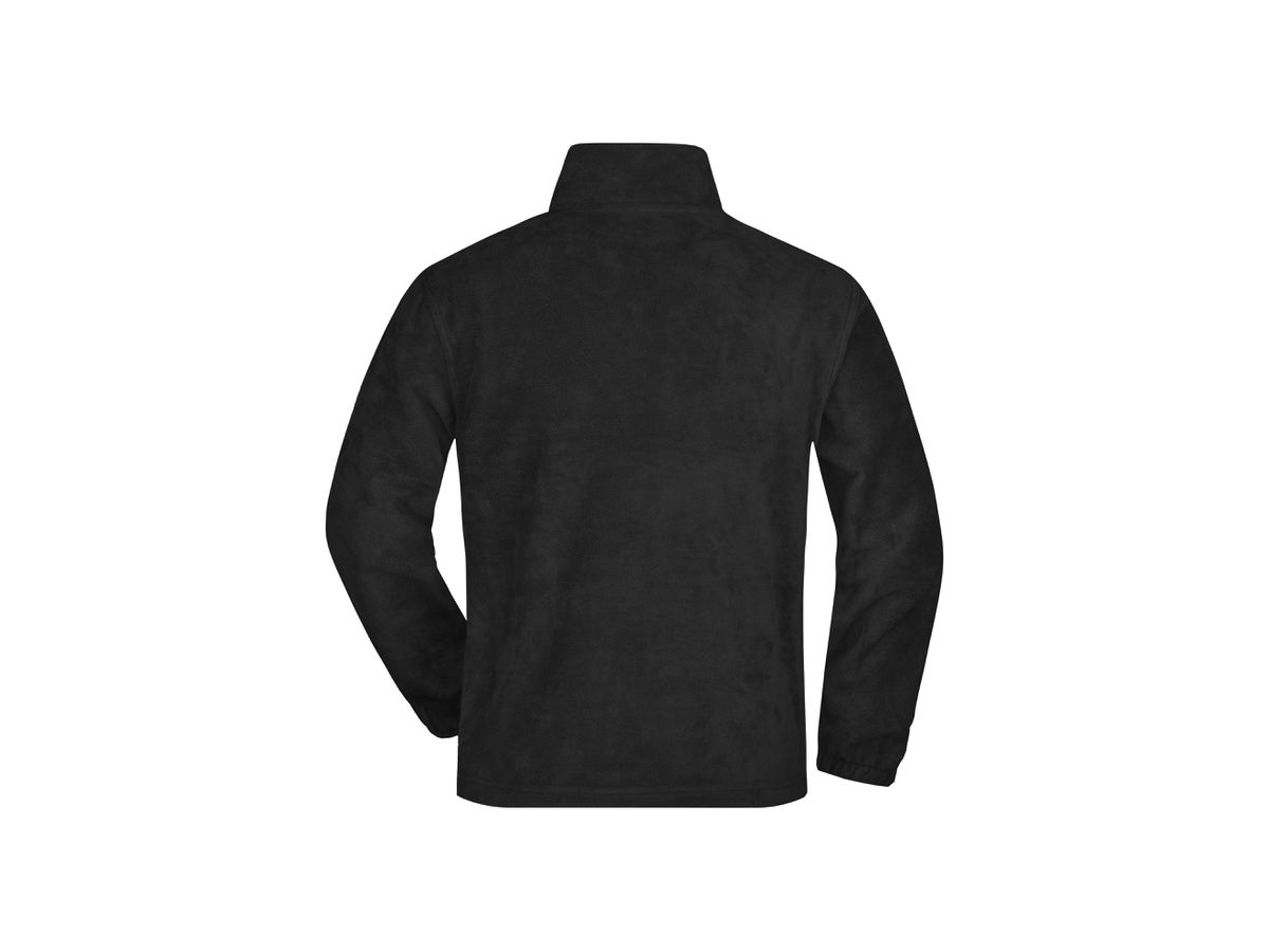 JN Half-Zip Fleece JN043 100%PES, black, Größe 2XL