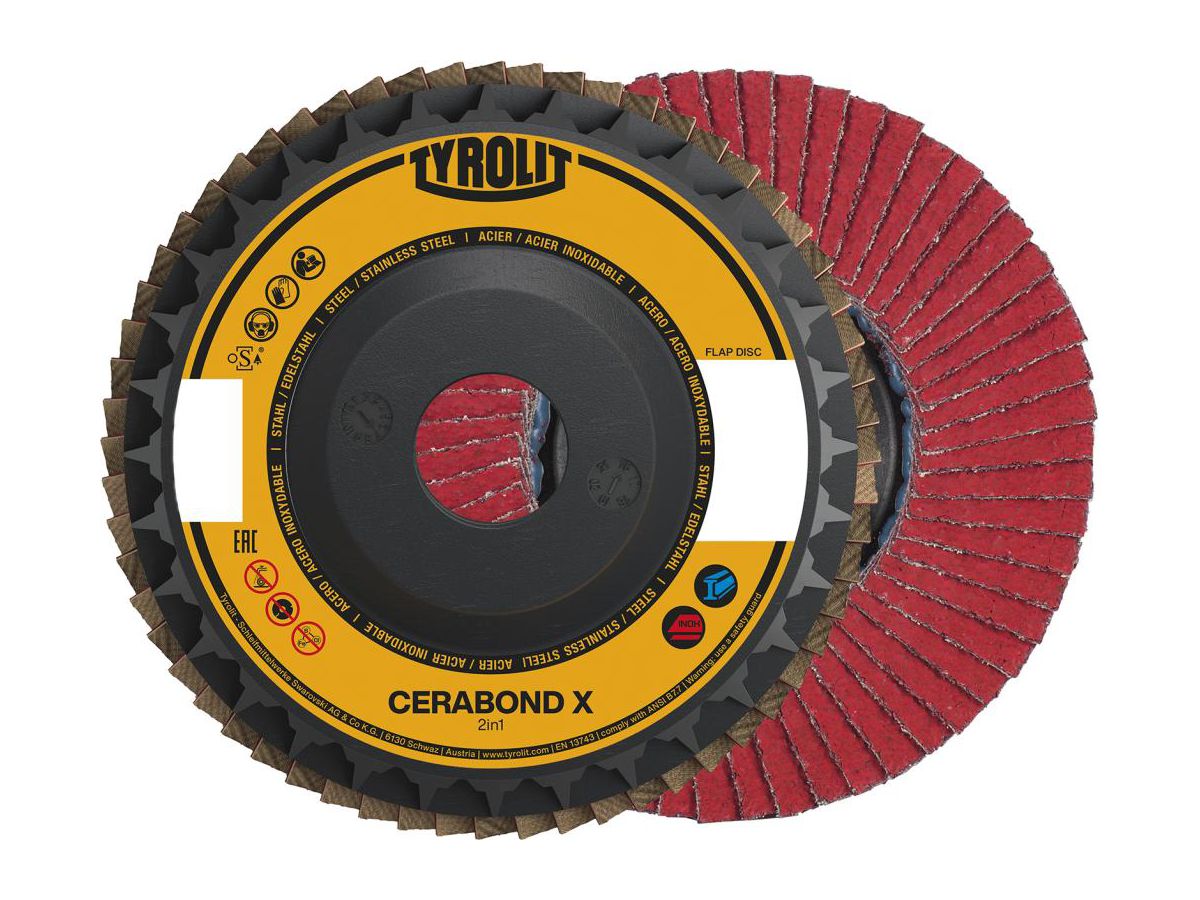 Fächerschleifsch.CERABOND 125mm CA-60 gew. Tyrolit