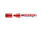 Permanent marker no.800 red Edding